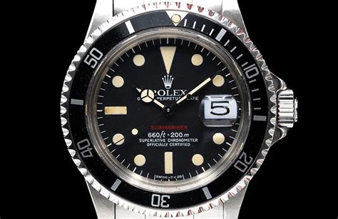 Rolex submarine dial